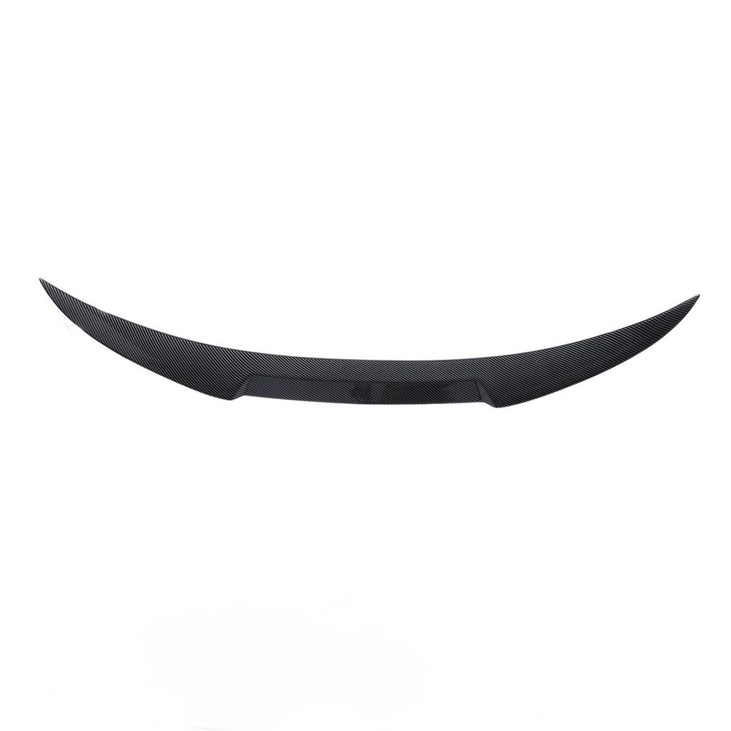 Rear Trunk Spoiler Enhanced Aerodynamics M4 Style Carbon Fiber Look Trunk Lid Spoiler Wing for 3