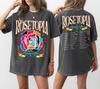 The Rose Rosetopia 2026 Världsturné T-shirt The Rose Kpop T-shirt 2026 Herr Dam Bomull Oversize Co