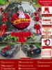 2024 Complete Wedding Car Decoration Set with Suction Cup Attachment