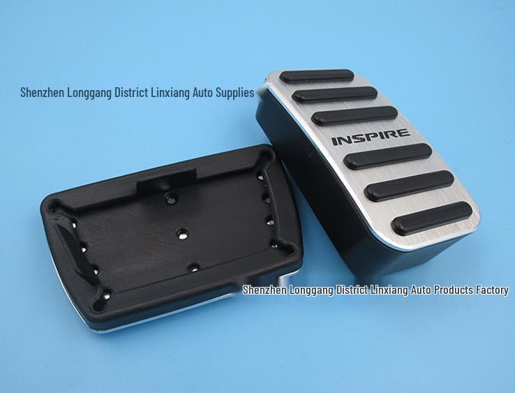 Applicable to: 2019 Inspire, New Aluminum Alloy Non-Slip Accelerator & Brake Pedal