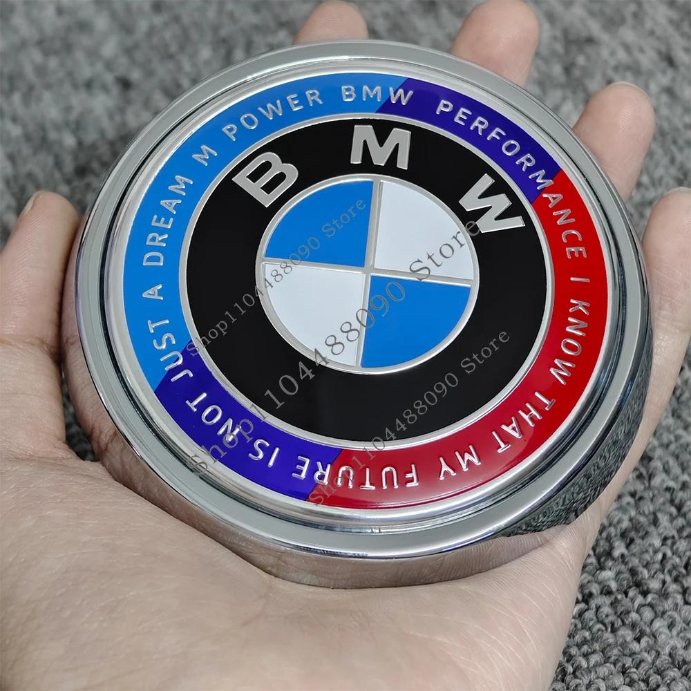 Pentru BMW Pentru BMW Logo Albastru și Alb X6 E71 F16 X3 F25 X5 E70 F15 X4 F26 Emblema Față 3D ABS Crom Cromată Emblema Portbagaj Spate Cu B