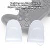 2 PCS  Set Durable R2 L2 Buttons Trigger Extender Extension for PS4 Controller (Transparent)