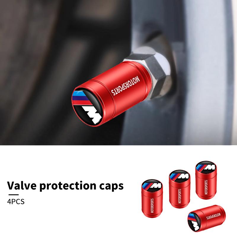 Nieuwe 4 stuks Auto Wiel Band Ventieldoppen Luchtstang Covers Accessoires Voor BMW E90 E60 E46 E39 F30 F10 E87 X3 X4 X5 X1 G30 G20 M3 M5