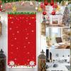 Insulated Door Cover Christmas Santa Claus Screen Magnetic Insulated Door Screens For Cold Weather Living Room Nursery Window
