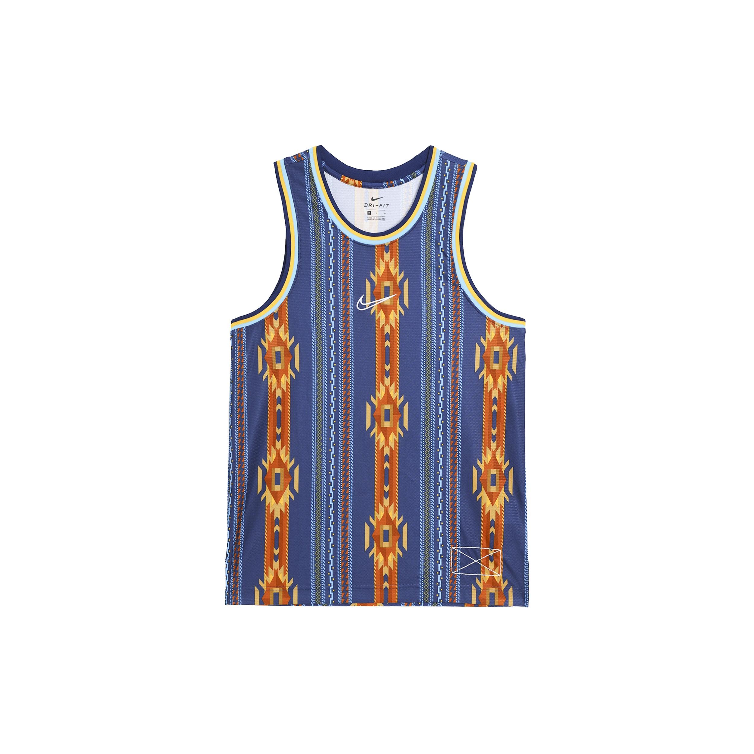 Nike DRI-FIT Basketball Jersey Vest Quick Dry Blue Men s CD0418-492 L