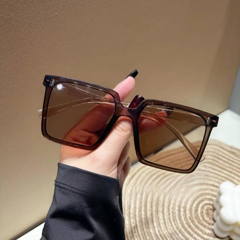 

2026 Fashion Men Square Sunglasses Women Designer Luxury Cat Eye Sun Glasses Female Classic Vintage UV400 Outdoor Oculos De Sol коричневый