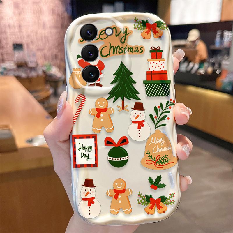 Hot Santa Claus Christmas Phone Case for Samsung Galaxy A50 A35 A34 A33 A32 A24 A23 A22 A13 A12 M55 M54 M35 M14 Protective Cover