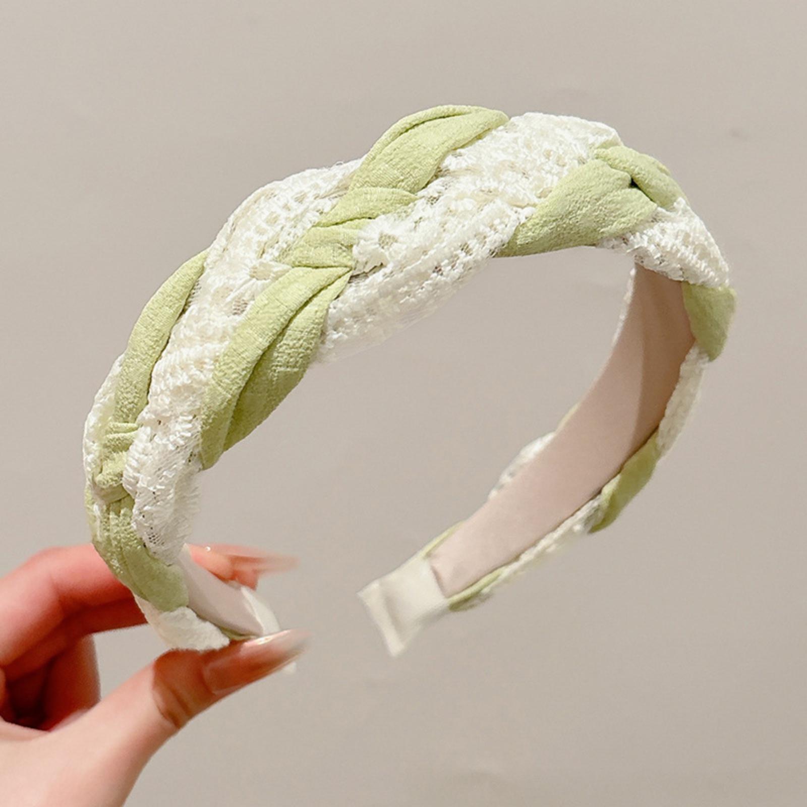 

Non- Toothed Headband For Pressing Bangs And Broken Hair, Black And Brown Face Washing Hair Accessories For Women One Size зелений