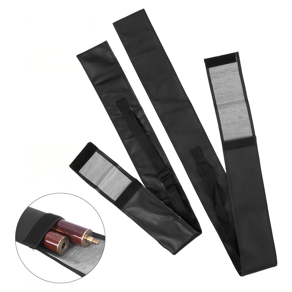 1Pc Billiard Cue Storage Bags One Shoulder Nylon Pool Stick Carrying Pouch for 1/2 or 3/4 Cue Lightweight Billiard Accessories