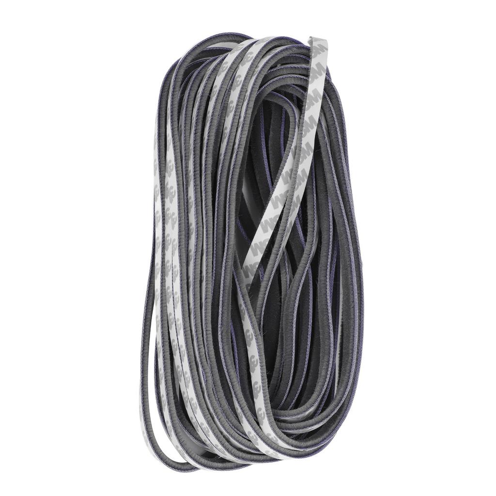 Self Adhesive Seal Strip Weatherstrip Window Doors Soundproofing Windproof Dustproof Gray 9x9mm