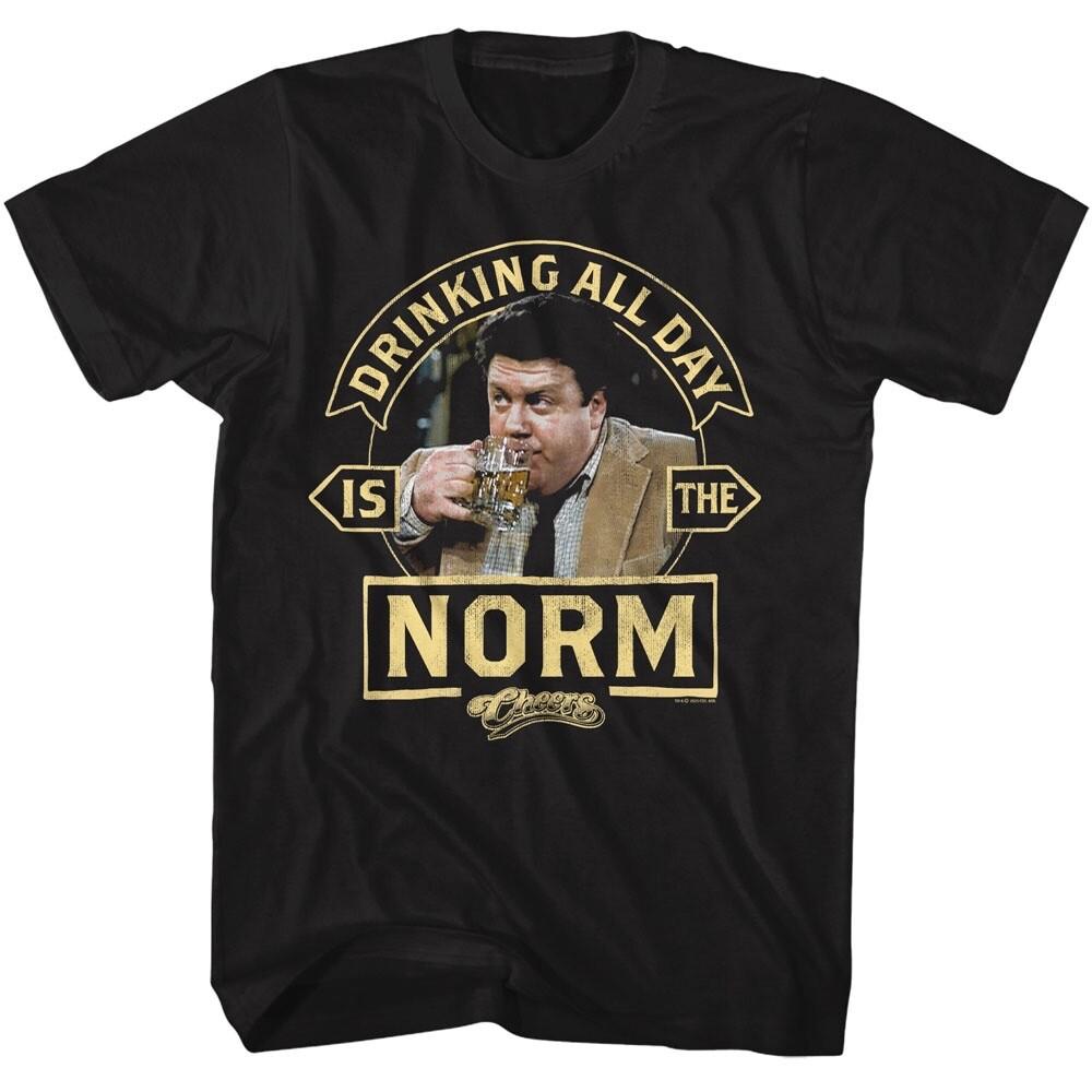 

ICONIC CHEERS TV SHOW T Shirt NORM PETERSON Drinking Beer Funny 90s Official Unisex T-Shirt XXXL