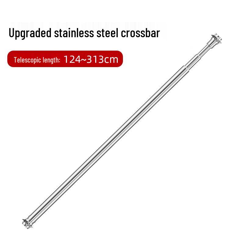 3m Stainless Steel Telescopic Background Stand with Silver Magic Legs and Thickened Crossbar for Photography