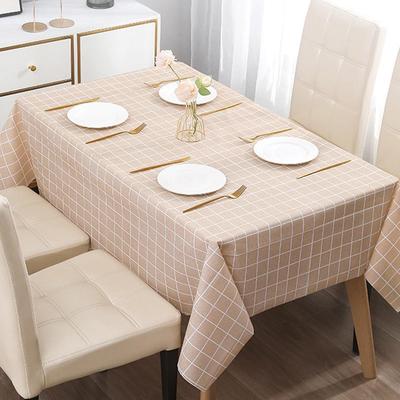 137X90CM Black And White PEVA Waterproof Oilproof Tablecloth Table Cloth Plaid Pattern Table Cover For Party Outdoor Picnic