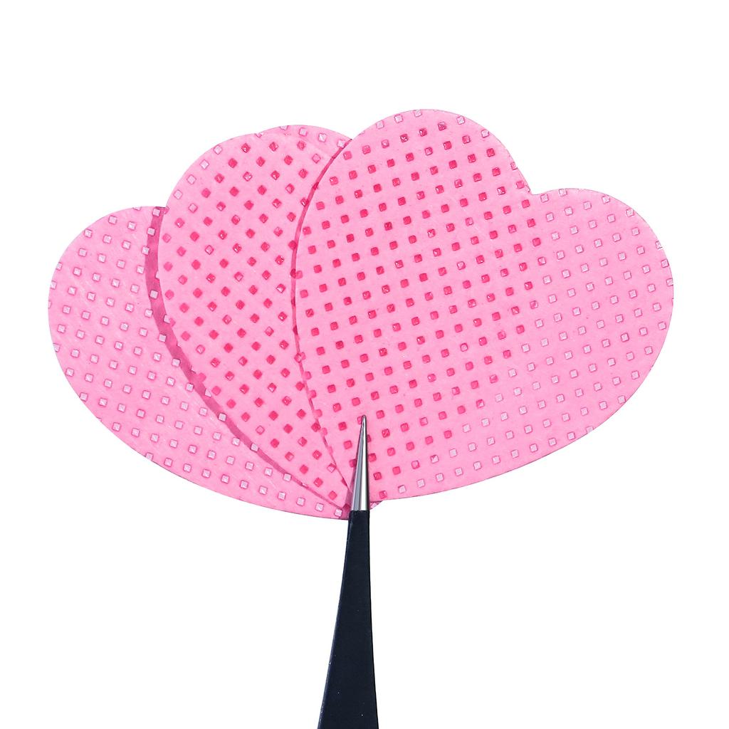200 Pieces/Box Heart Lint Free Nail Wipes Cute Cotton Pads Nail Polish Manicure Remover Cleaning Eyelash Extention Tools