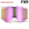 FXR Double-Layer Anti-Fog Goggles for Motorcycle, Off-Road, Mountain Biking & Skiing
