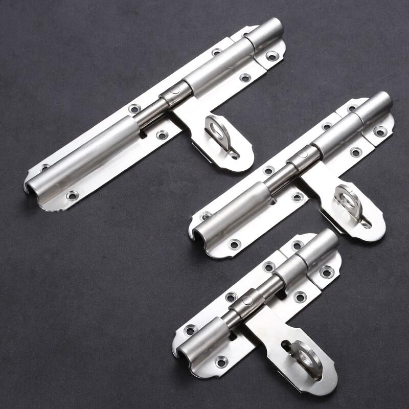 JNL Heavy-Duty Stainless Steel Door Latch with Padlock Hasp