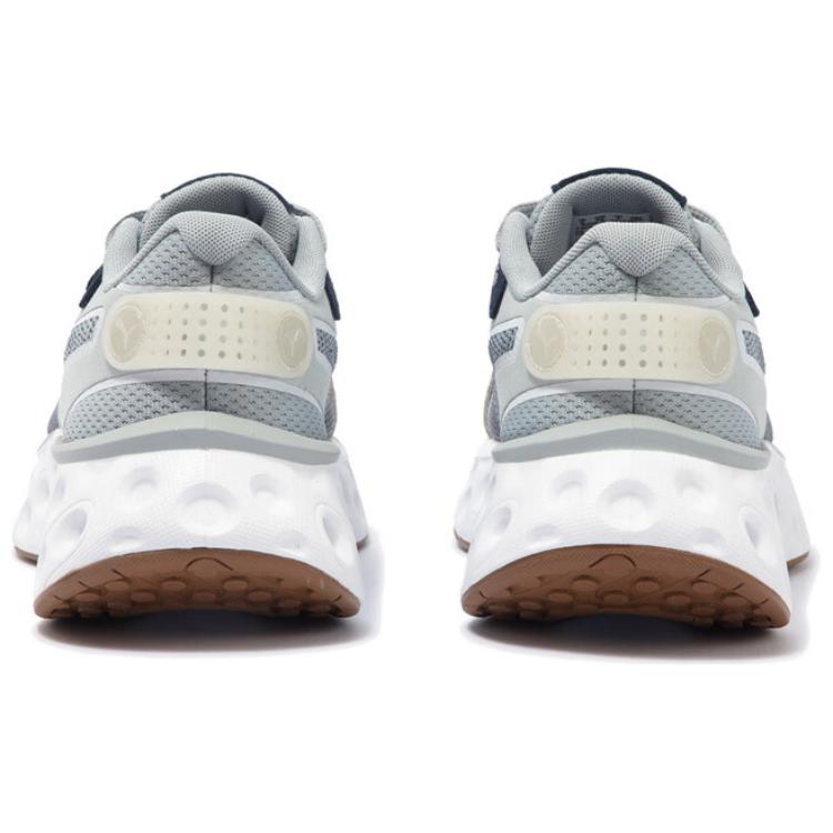 Puma Softride Breathable Comfortable Non-Slip Cushioning Low-Top Running Shoes Unisex Sneaker Gray White 310500-03