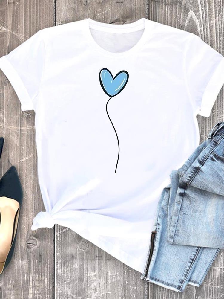 (Asian Size) Women Leopard Letter Clothing Tee Graphic T Shirt Fashion Casual Lady Female Top Spring Summer Printed Short Sleeve T-shirts