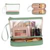 Storage Bag Clear Cosmetic Bag Make Toiletry Bag, Waterproof Pouch for Women Purse for Toiletries Accessories Brushes