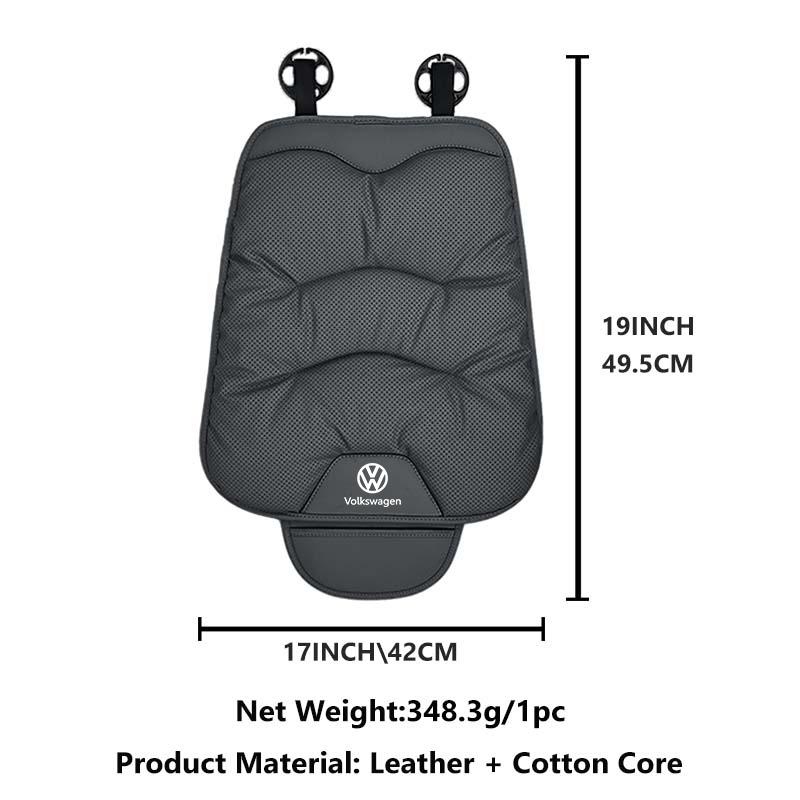 Car Leather Seat Cushion Non Slip Pressure Relief Back Support Pad For Volkswagen VW Passat Golf 4 5 6 Tiguan Polo Scirocco
