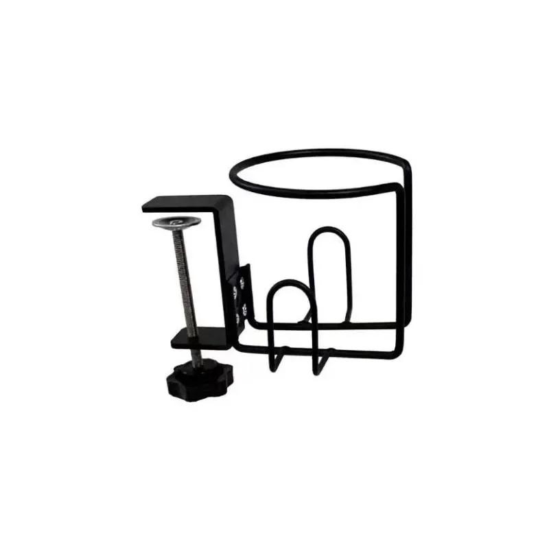 Domowy Klips na Stół Uchwyt na Kubek Montaż Pionowy Poziomy Antyrozlewowy Biurowy Stojak na Kubki na Biurko Metalowy Zacisk Taca do Przechowywania Butelki na Wodę