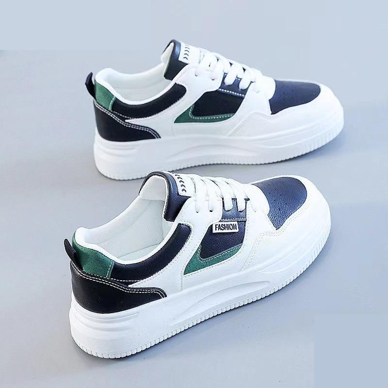 

Reservation of Small White Lady FootPairs for SpringSeason and HotSeason Leather Waterproof and Versatile DailyWear College Style ActiveWear 39