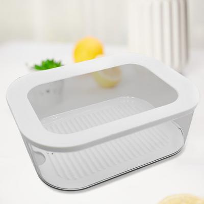 Contenant de Rangement Alimentaire avec Couvercle Organisateur de Réfrigérateur Bacs Organisateur de Réfrigérateur pour Charcuterie Bacon Fromage Viande à Déjeuner