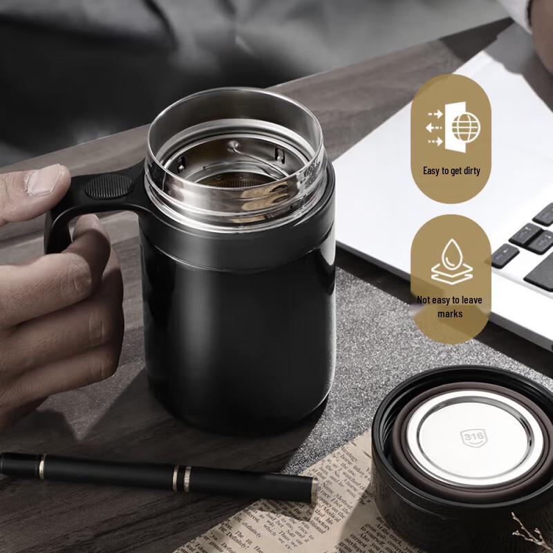 FUGUANG Stainless Steel Insulated Mug with Handle