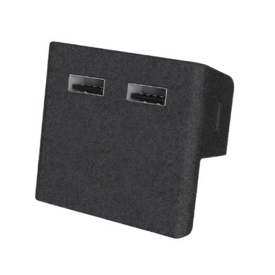 Station d'accueil Hub de dérivation USB pour Tesla Model 3 Y Chargeur Rapide 3 Hubs de Dérivation USB Adaptateur Floqué Splitter Alimenté