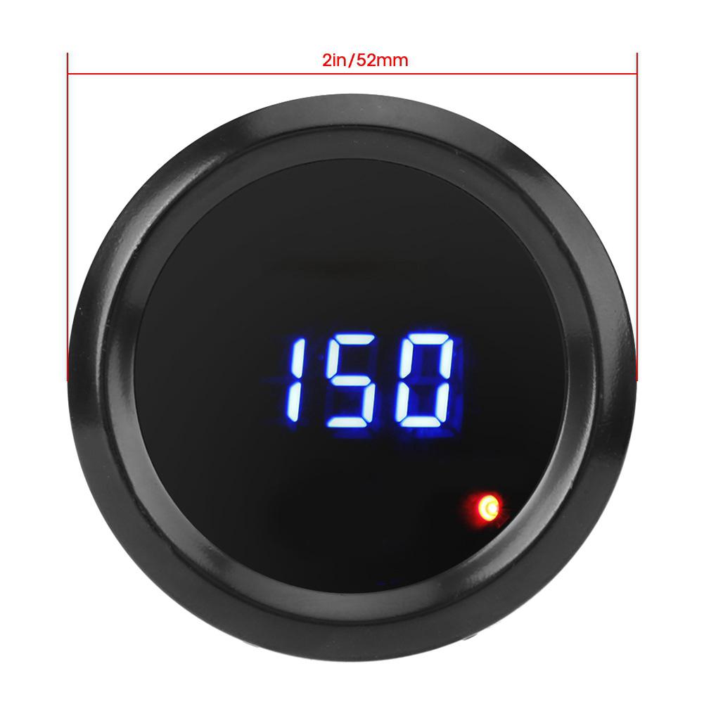 52mm Oil Thermometer with Sensor 40 150 celsius Blue LED Digital Display Temperature Gauge