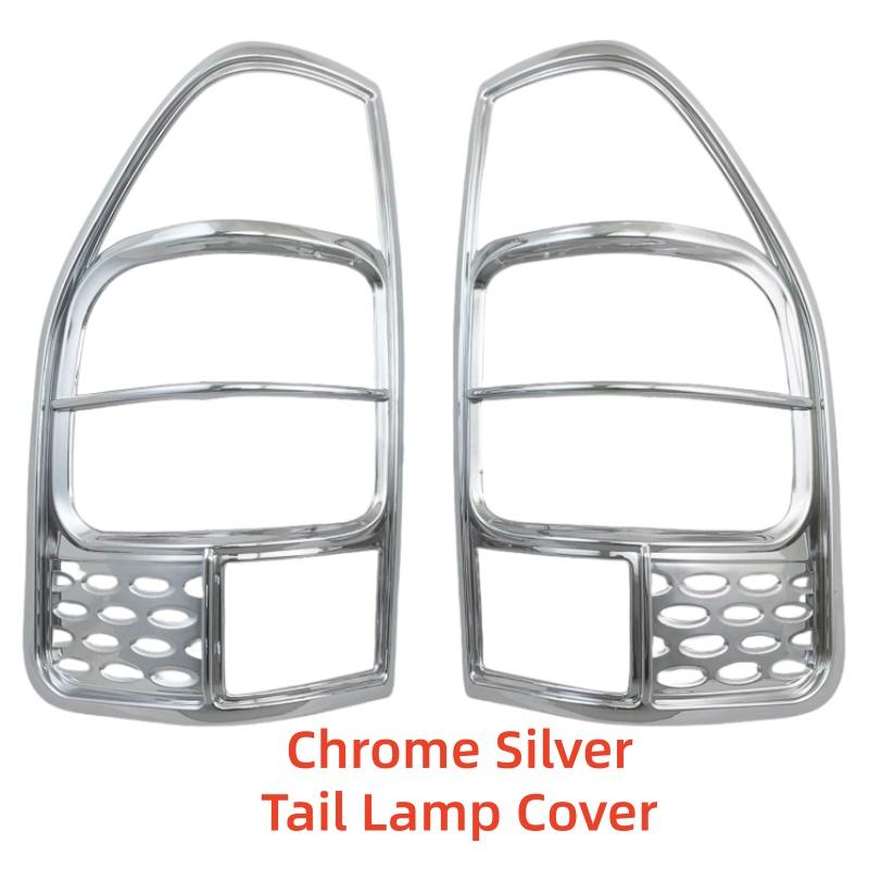 2pcs ABS Chrome Car Modification Accessories Plated Tail Lamp Cover Trim Paste Style For ISUZU DMAX D-MAX 2003 2004 2005 2006 Chrome
