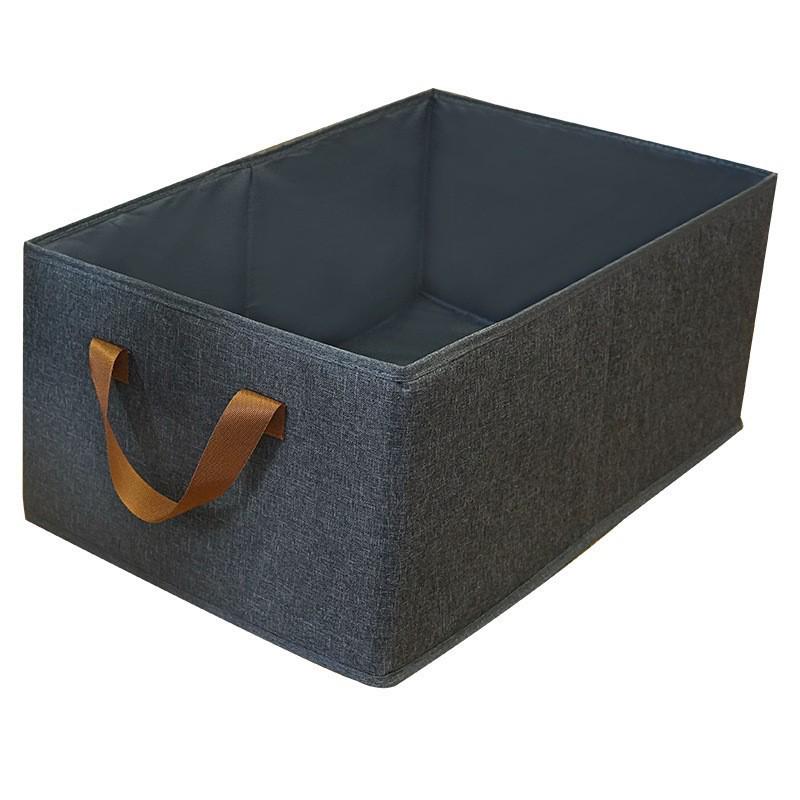 Stackable Wardrobe Organizer Box - Foldable Storage Basket for Clothes and Trousers