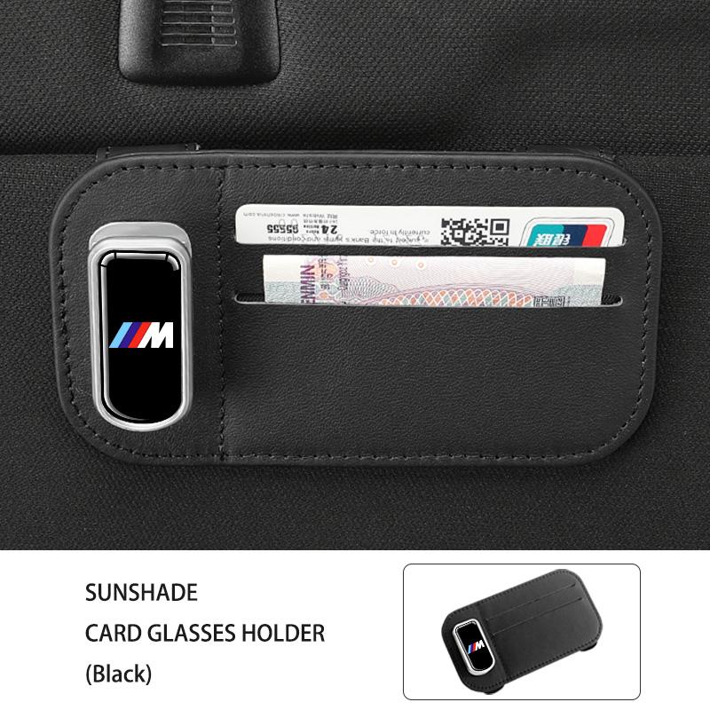 Multifunkční organizér na sluneční clonu do auta Držák na karty a brýle Pro BMW E30 E34 E36 E39 E46 E52 E53 E60 E61 E62 E70 E71 E83