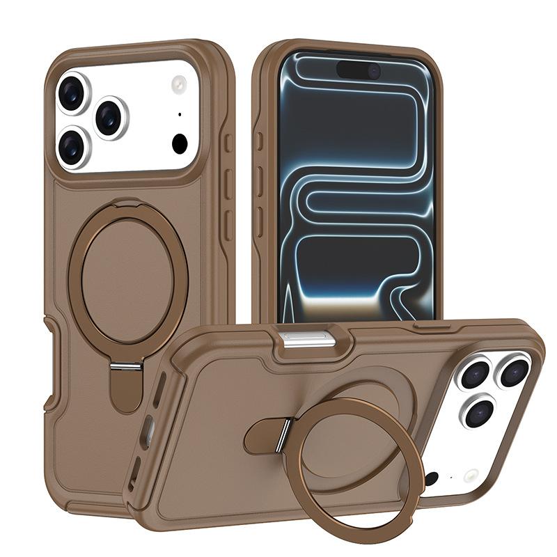 

For IPhone 17 Pro Max Armor Round Tail Racket Stand Phone Case For SAM S24 Ultra