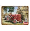 Vintage Farm Tractor Metal Signage Tin Signage Metal Vintage Farmhouse Courtyard Wall Art Decoration Mural Aesthetics Gift