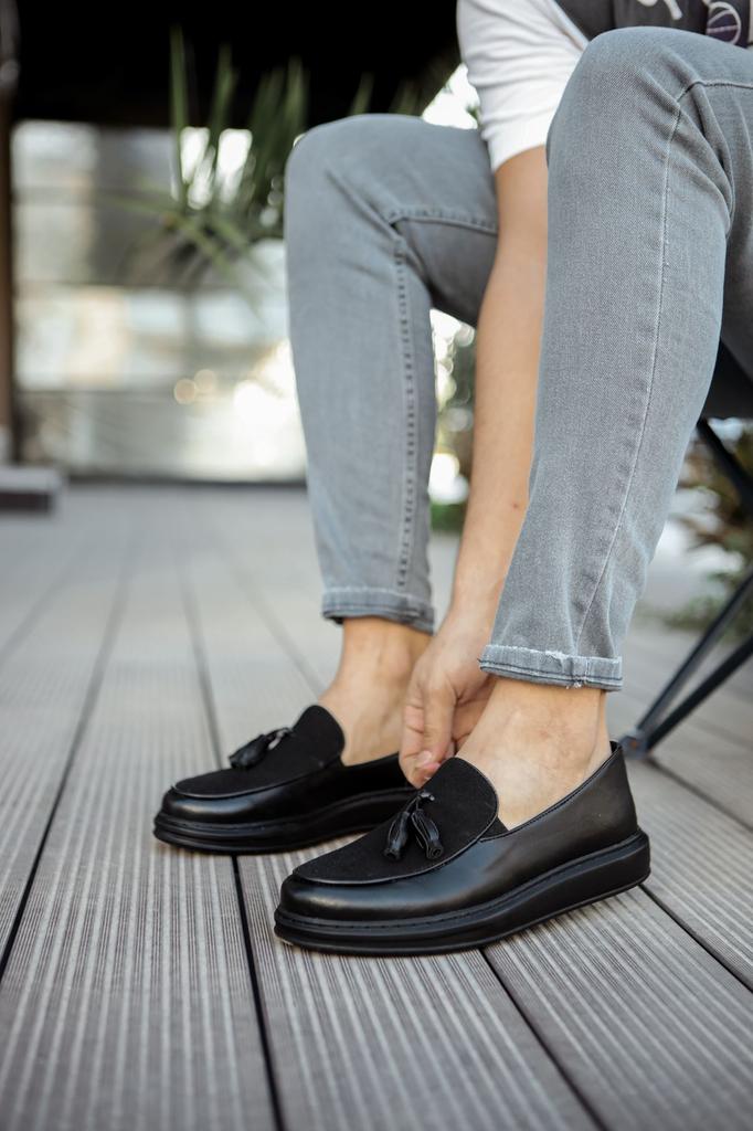 Chekich H Neue Kollektion CH002 Klassischer Loafer Pelle Schuh Weiß Schwarz Braun Tan