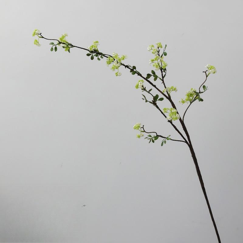 5pcs Simulation Flowers 105cm Snows Willows Branch Silk Flower Restaurant Decoration Artificial Purple Pear Blossom Snow Willow