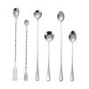 304 Stainless Steel Double-Headed Spiral Bar Spoon with Long Handle