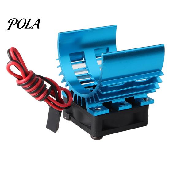 Metal Electric Motor Heat Sink 5V Cooling Fan for RC Parts 1/10 Car 540 550