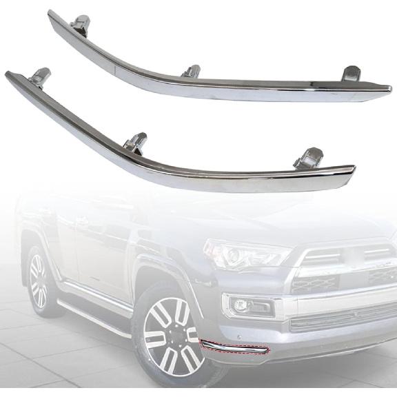 

XQSMWF 52712-35010 52713-35010 Bumper Trim Front Bumper Trim Left & Right Fit for Toyota 4Runner Limited 2014 2015 2016 2017 2018 2019 2020 2021 2022