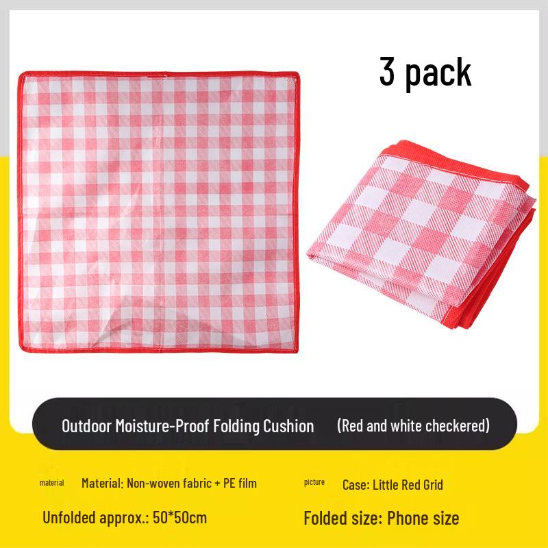 Portable Waterproof Folding Seat Cushion: Outdoor Camping & Picnic Mat for Festivals and Outings
