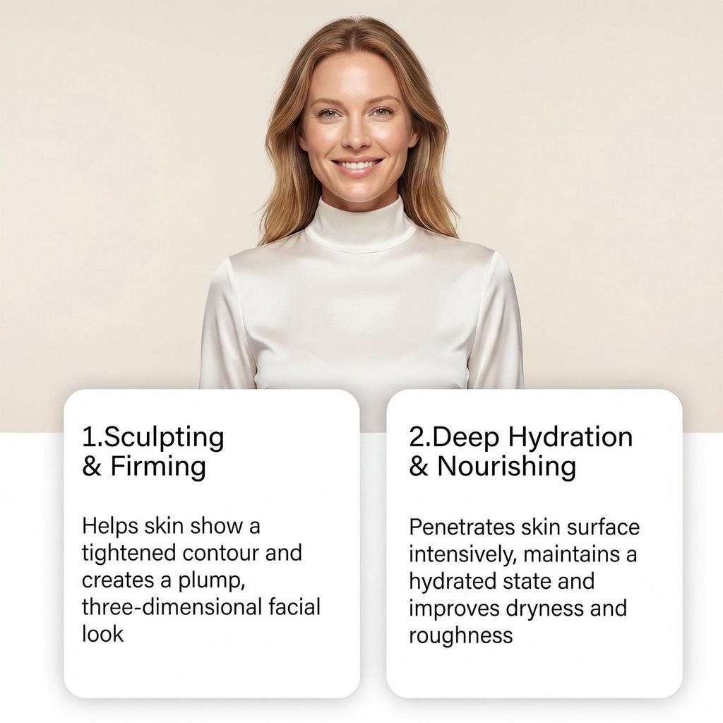 HOYGI Gentle Radiance Moisturizing Facial Mask - Hydrating Daily Softening Care