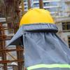 Breathable Hard Hat Sun Shield Mesh Neck Shield Helmets Reflective Cap Cover  Construction Workers