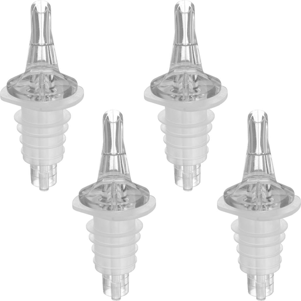 Pourer dispenser tap for bottles transparent SET 4 pcs