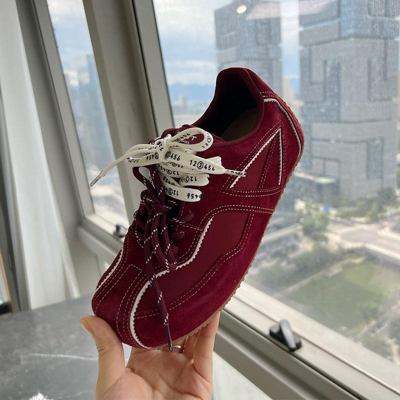 toe cap leather women's autumn new casual versatile sports shoes women's