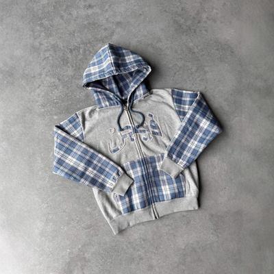 STREETRICH Harajuku Vielseitig Retro Ins Color Block Herbst/Winter Neu Mit Kapuze Reißverschluss Hoodie Mode Y2k Kleidung