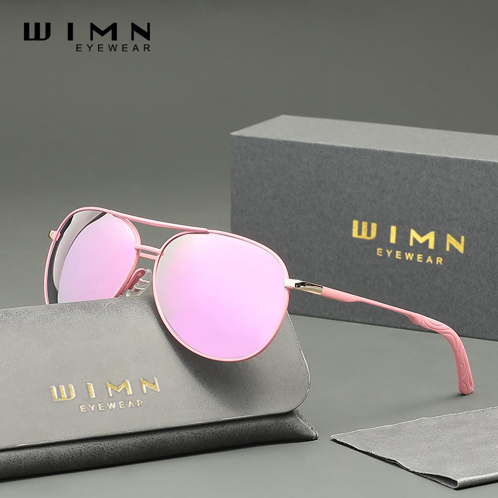

Солнцезащитные очки-авиаторы WIMN Ultra Light, поляризованные, классические розовый