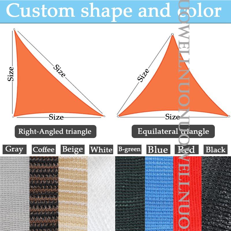 Customize White Color HDPE Sunshade Net Outdoor Swimming pool Patio Sun Shelter Sail 95% Shade Rate Amusement Park Shading Nets