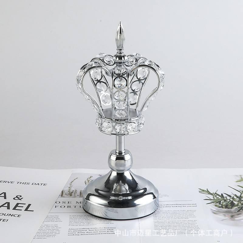 European Crystal Candle Holder for Dining & Decor