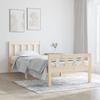 VidaXL Bed Frames Solid Wood 90x190 Cm Single 810644